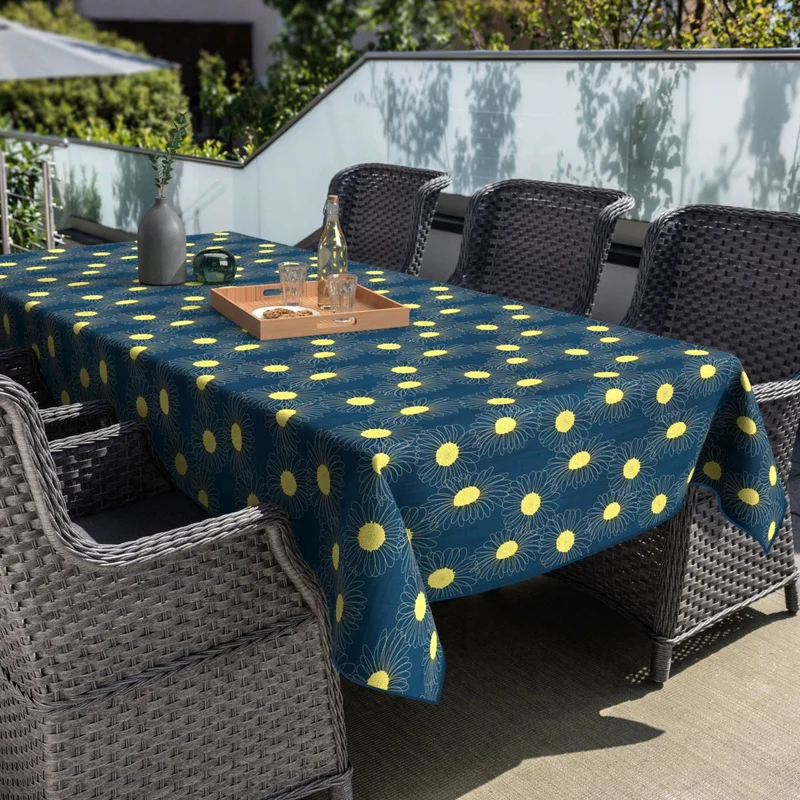 Textile Tischdecke Blumen