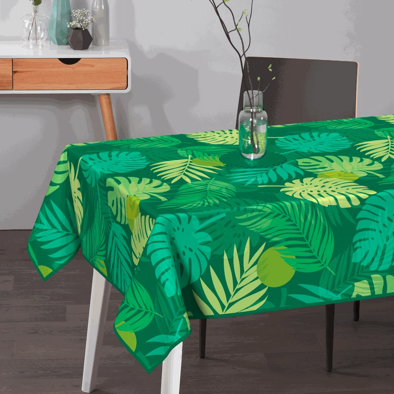 Textile Tischdecke Blätter
