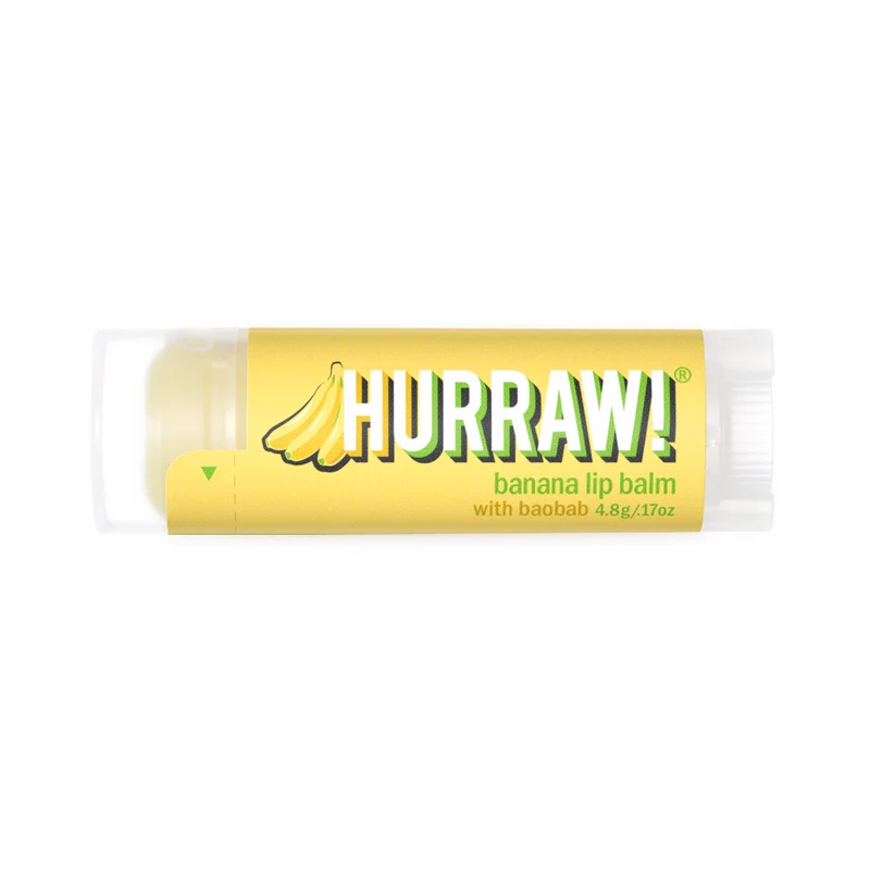 Hurraw • Baume à lèvres "Banane" au baobab