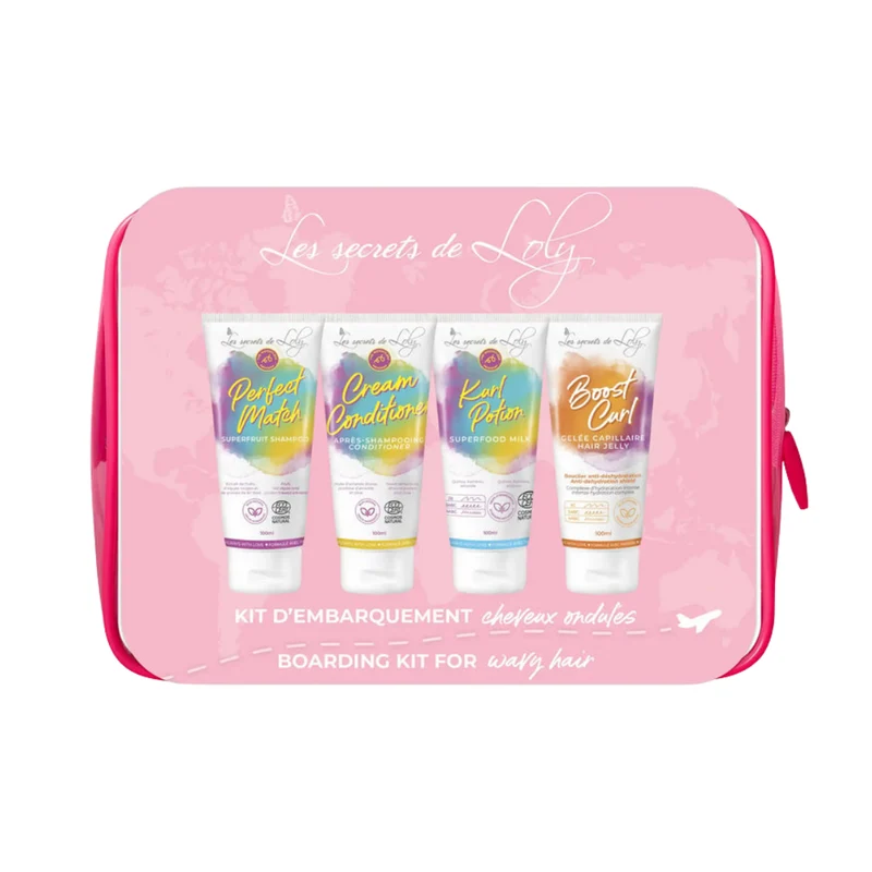 Trousse Voyage en 4 Étapes - Cheveux Ondulés