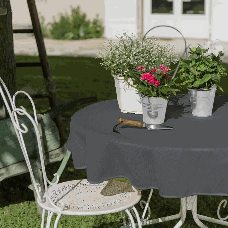 Gartentischdecke Anthrazit