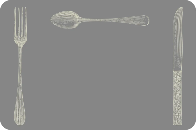 Tischset Food, rechteckig