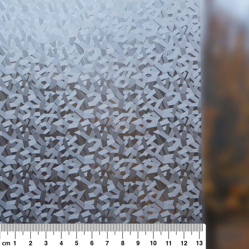 Vitrostatic Sichtschutzfolie Fenster "Geometrisches Muster kantig"