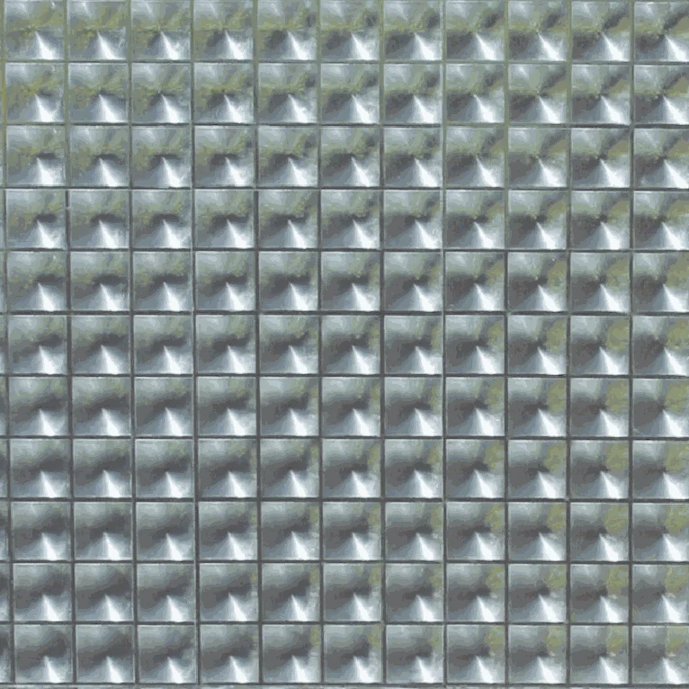 Vitrostatic Sichtschutzfolie Fenster "Geometrisches Muster kantig"
