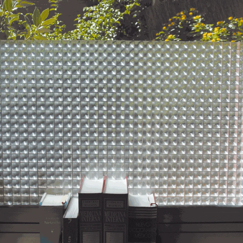 Vitrostatic Sichtschutzfolie Fenster "Geometrisches Muster kantig"