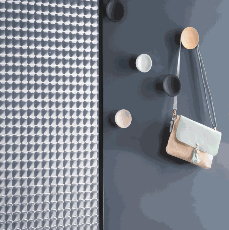 Vitrostatic Sichtschutzfolie Fenster "Geometrisches Muster kantig"