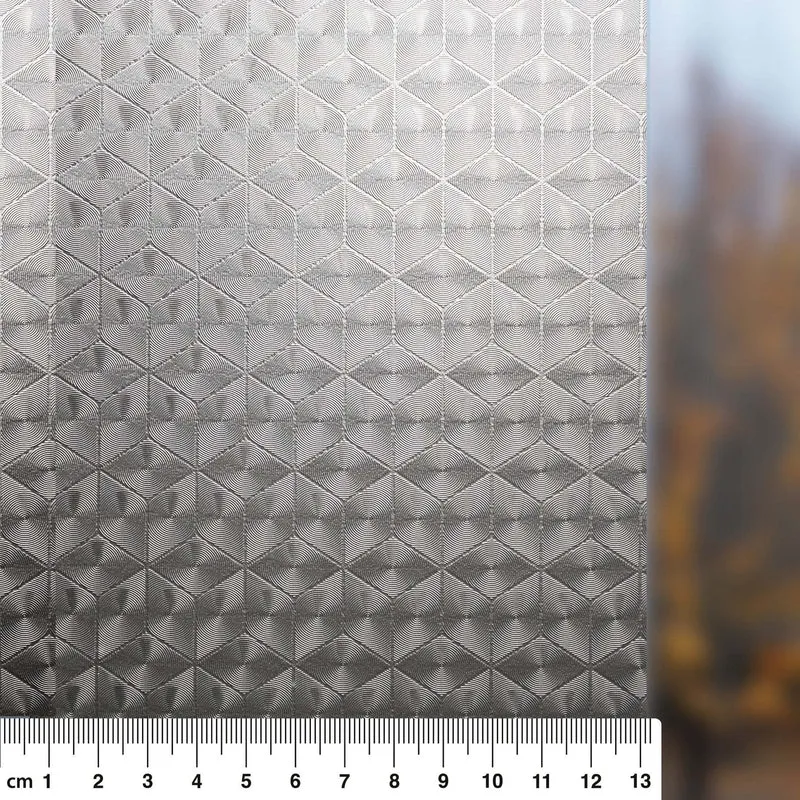 Vitrostatic Sichtschutzfolie Fenster "Geometrisches Muster kantig"