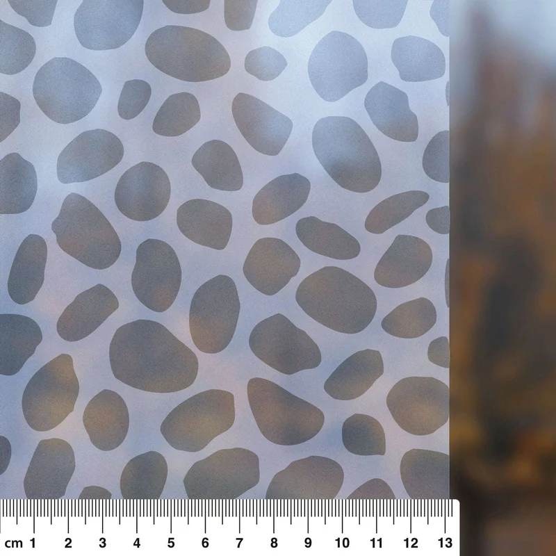 Vitrostatic Sichtschutzfolie Fenster "Geometrisches Muster rund"
