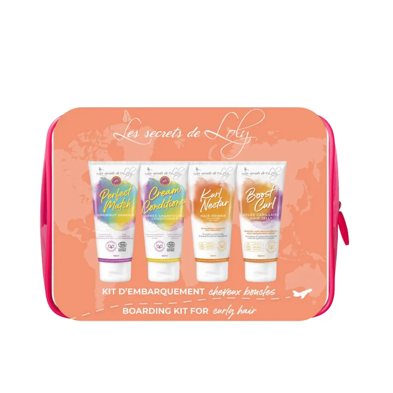Trousse Voyage en 4 Etapes - Cheveux Bouclés
