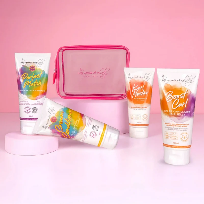 Trousse Voyage en 4 Etapes - Cheveux Bouclés