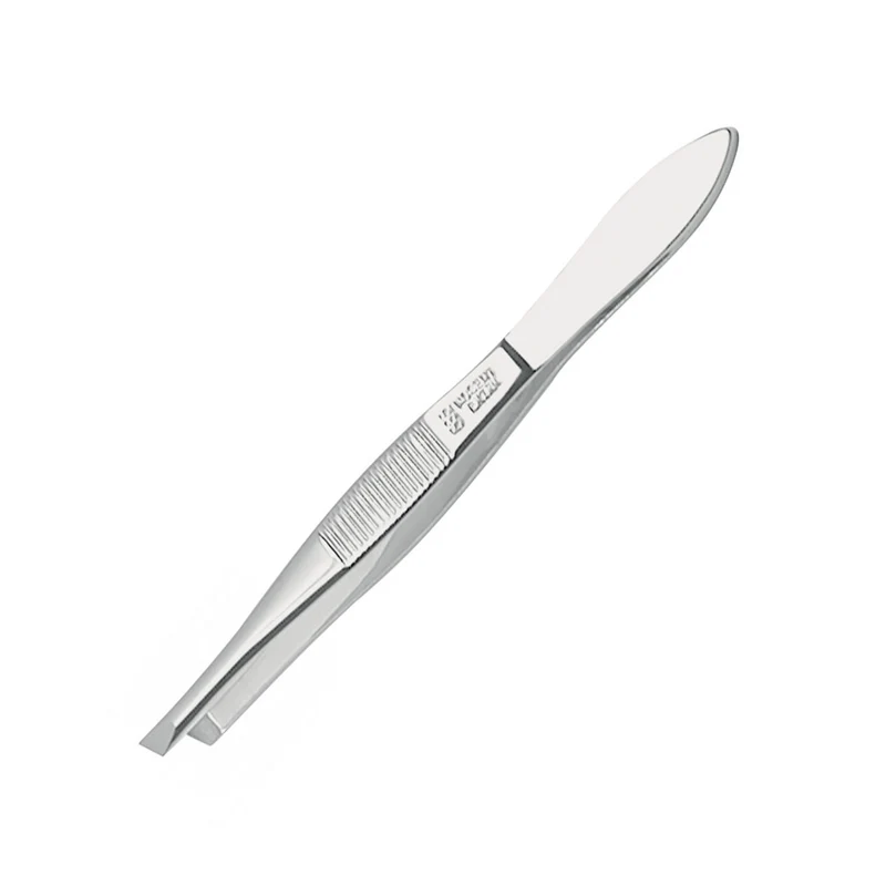 Pince à épiler Nogent - mors biseautés Inox 8 cm