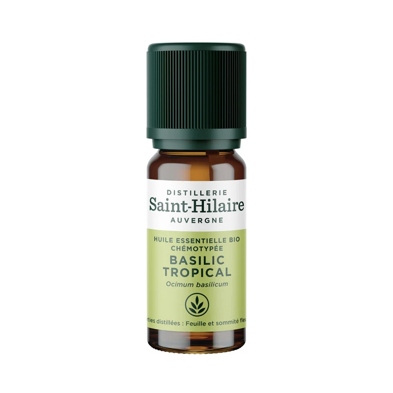 Distillerie Saint-Hilaire Auvergne • Huile Essentielle Basilic tropical (HE 10ml)