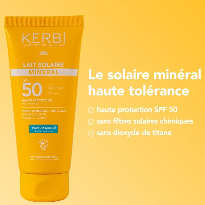 Lait solaire SPF50 - avec parfum dès 3ans