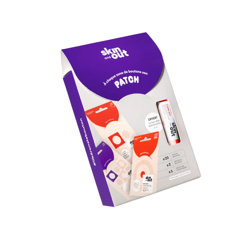 Kit multi-patchs (3 patchs + 1 mini stop boutons)