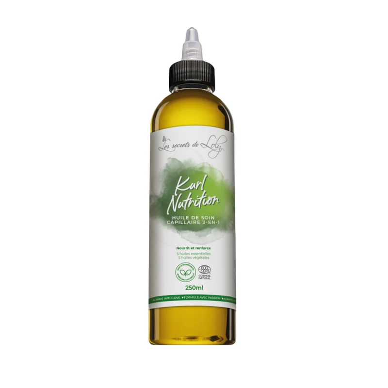 Kurl Nutrition - Huile de soin capillaire 3-en-1