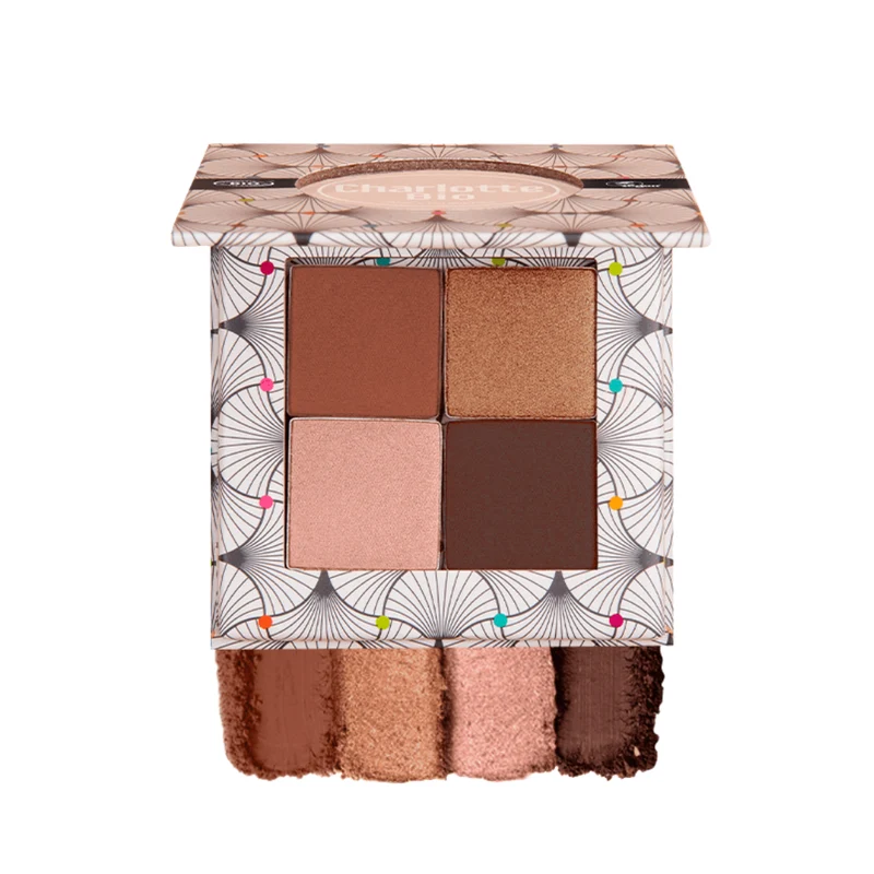 Palette 4 Fards à Paupières Bio - Nude Brun