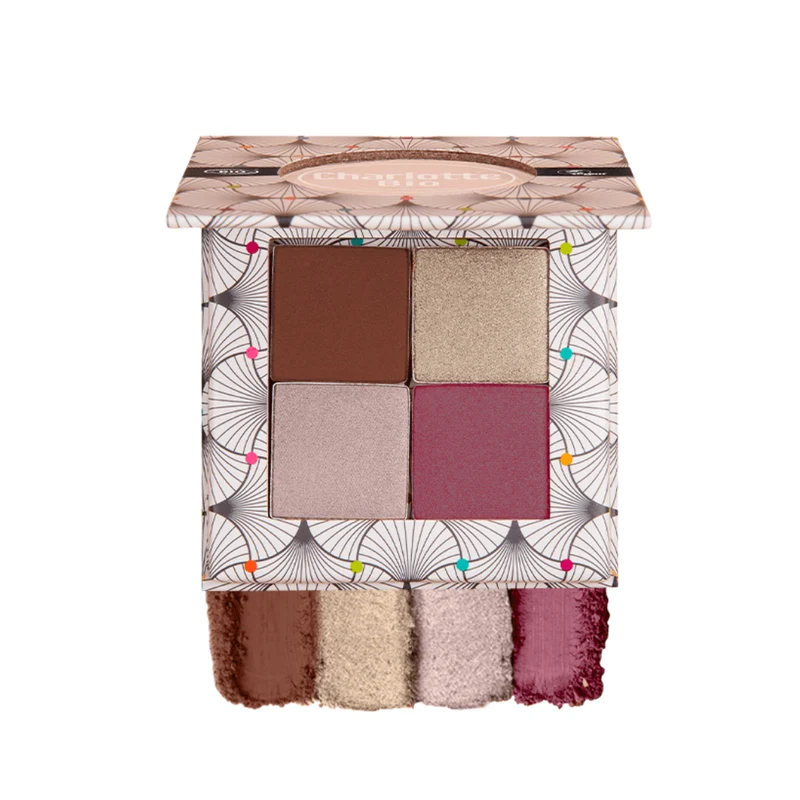 Palette 4 Fard à Paupière Bio - Nude Rose