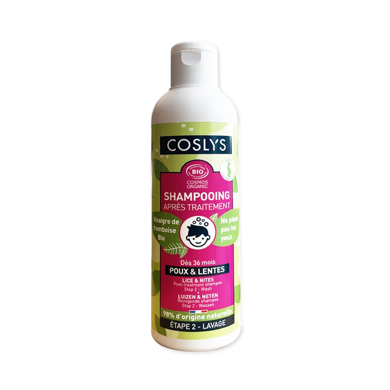 Coslys • Shampoing après-traitement poux & lentes