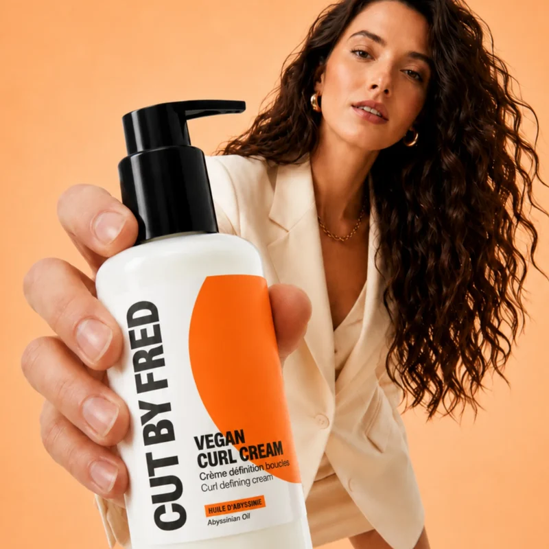 Vegan Curl Cream - Soin sans rinçage pour cheveux bouclés