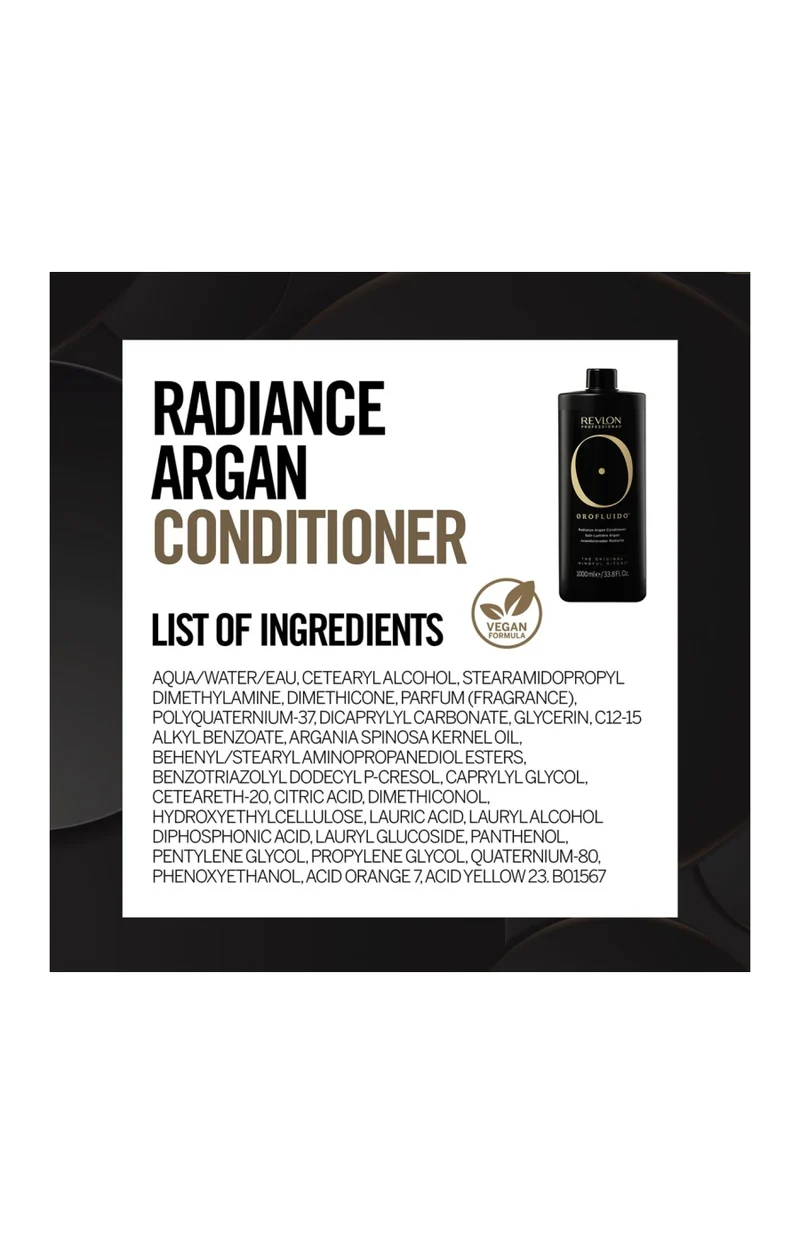 Après-shampoing soin lumière - Orofluido - Huile d'argan - Tous types de cheveux