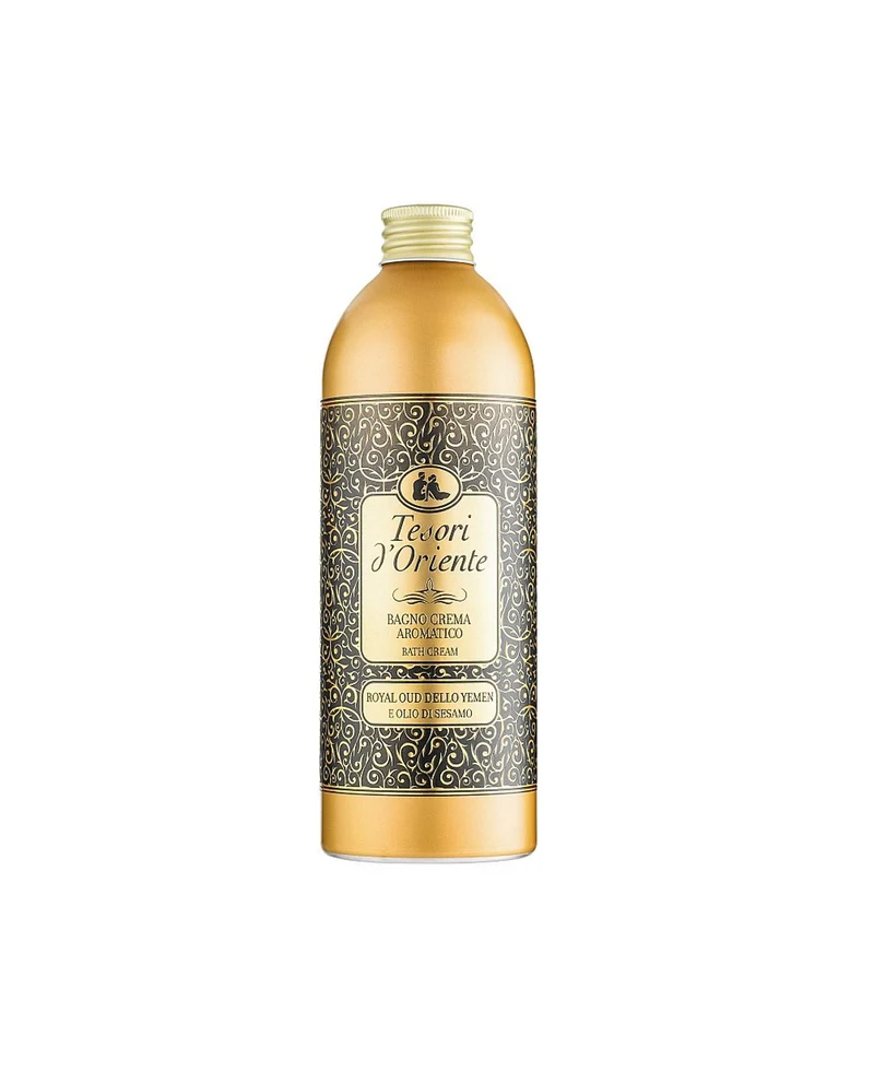 Tesori d'oriente Bagno Crema Aromatico Royal Oud Yemen E Olio Di Sesamo 500 ml — Bagnoschiuma
