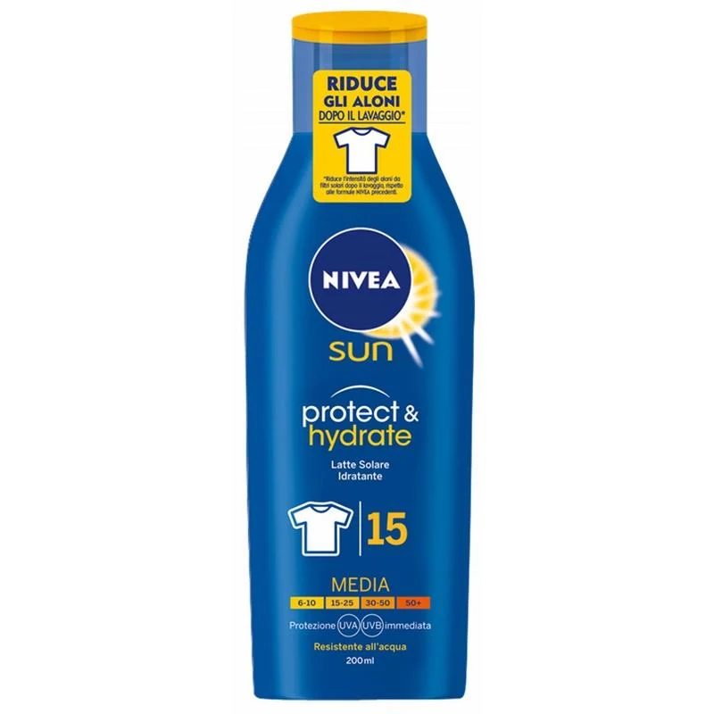 Nivea Protect & Hydrate 15 Media 200 ml — Lozione corpo