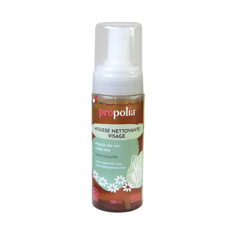 Mousse Nettoyante - Propolis Thé Vert et Aloe Vera