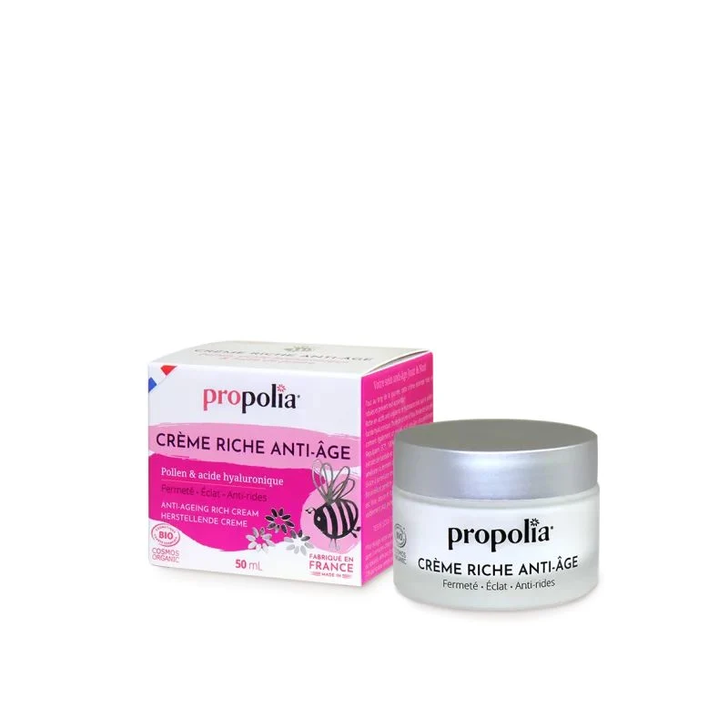 Crème Riche Anti-Âge - Pollen & Acide Hyaluronique
