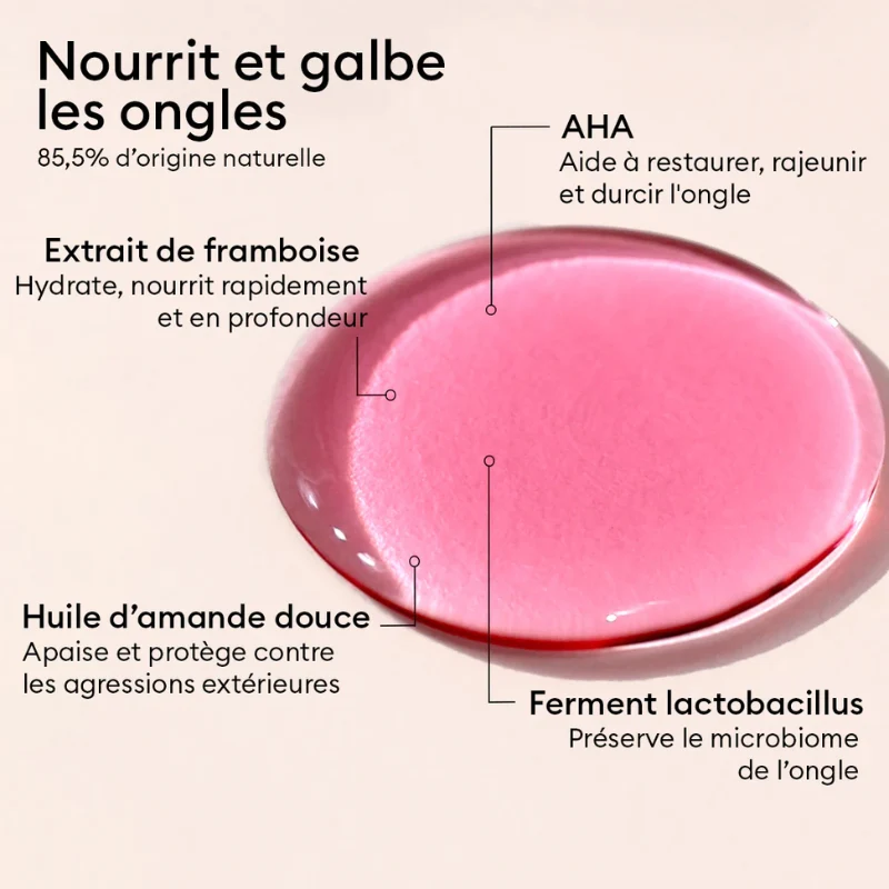 Vernis Soin Active Glow Raspberry