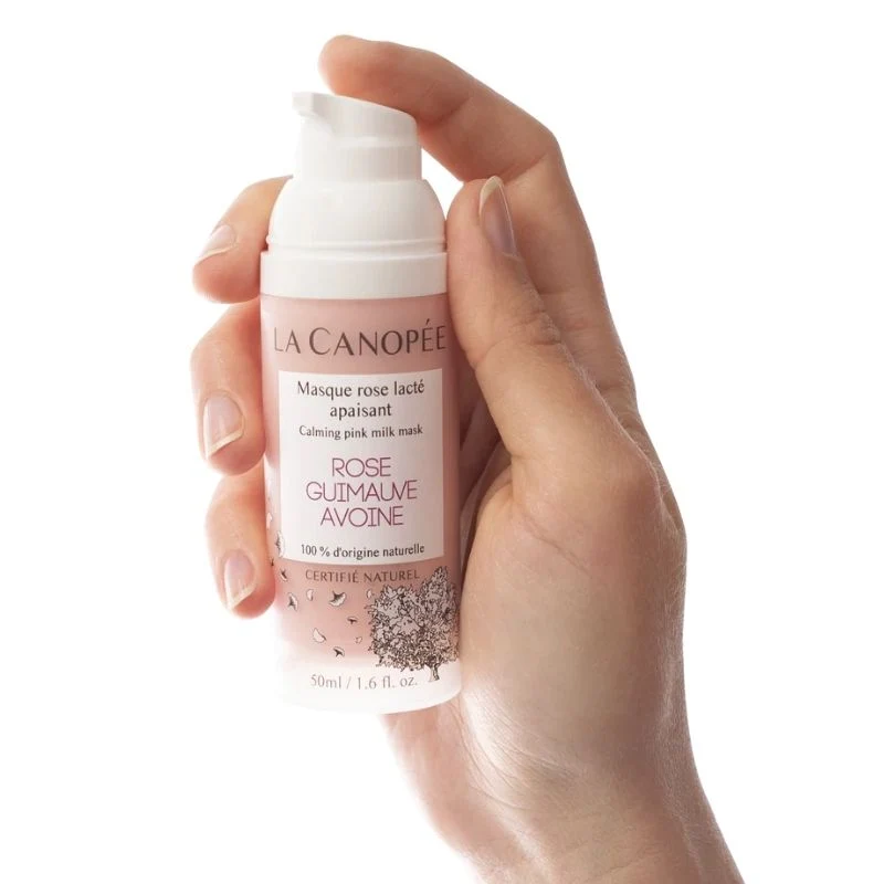 Masque rose lacté apaisant