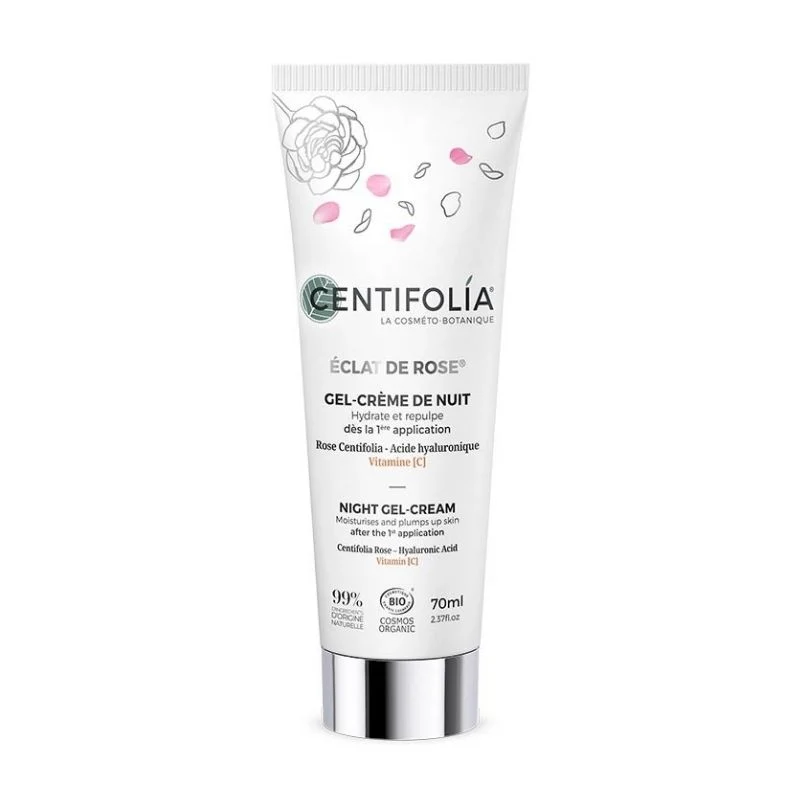 Gel Crème de Nuit - Éclat de Rose