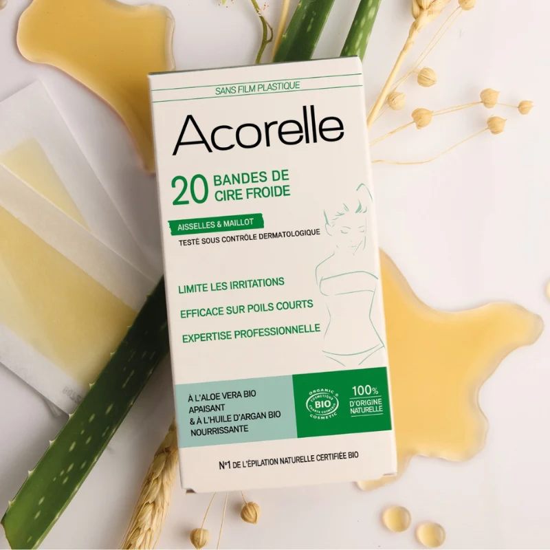 Bandes de Cire Froide Aisselles & Maillot x 20