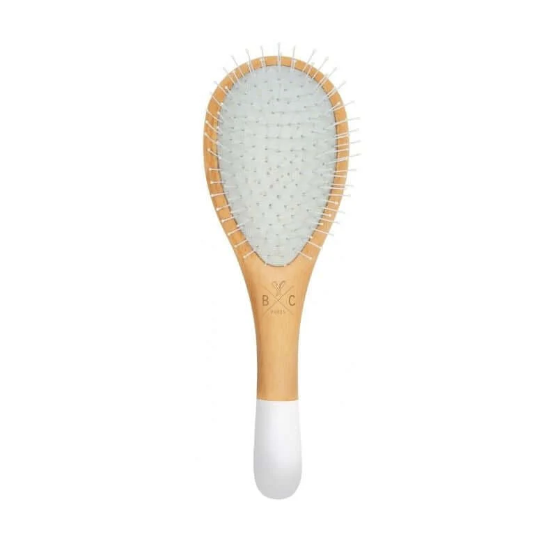 Brosse en bois démêlante - Picots nylon