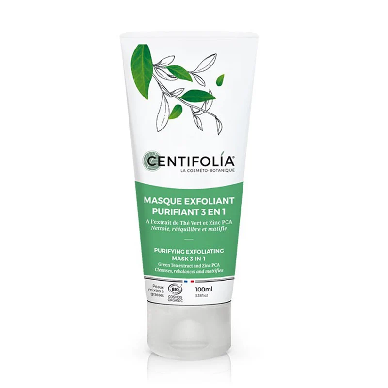 Masque Exfoliant Purifiant Bio 3-en-1