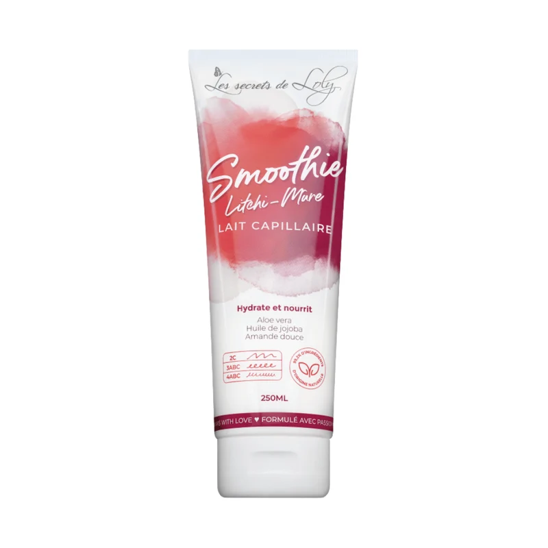 Lait Sans Rinçage Capillaire - Smoothie Litchi/Mûre