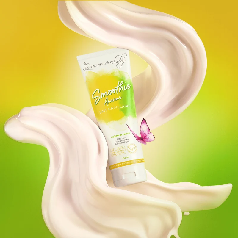Lait Sans Rinçage Capillaire - Smoothie Ananas