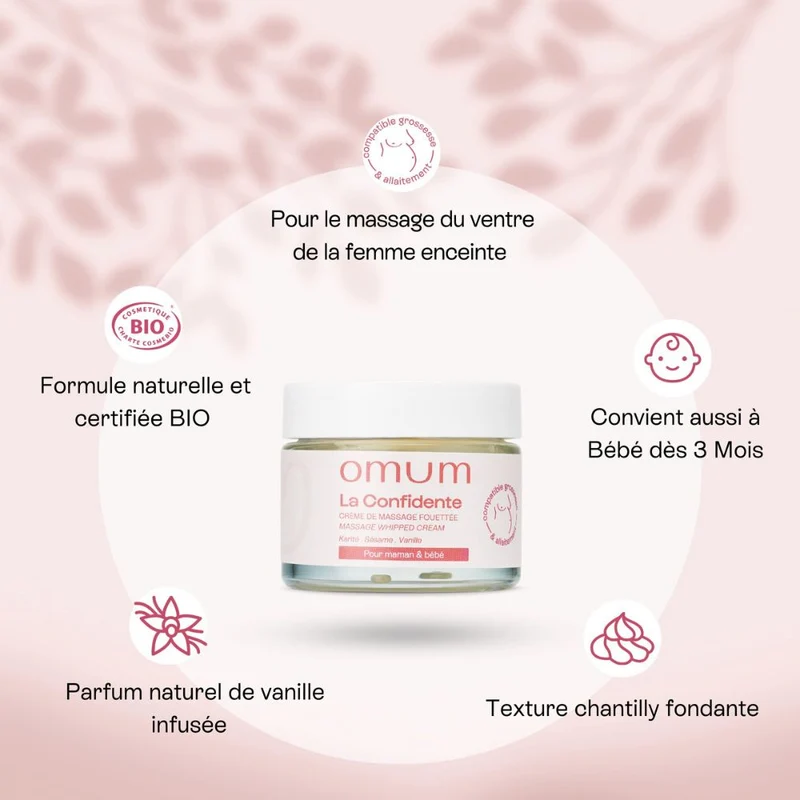 Crème de Massage Fouettée & Cocoon - La Confidente