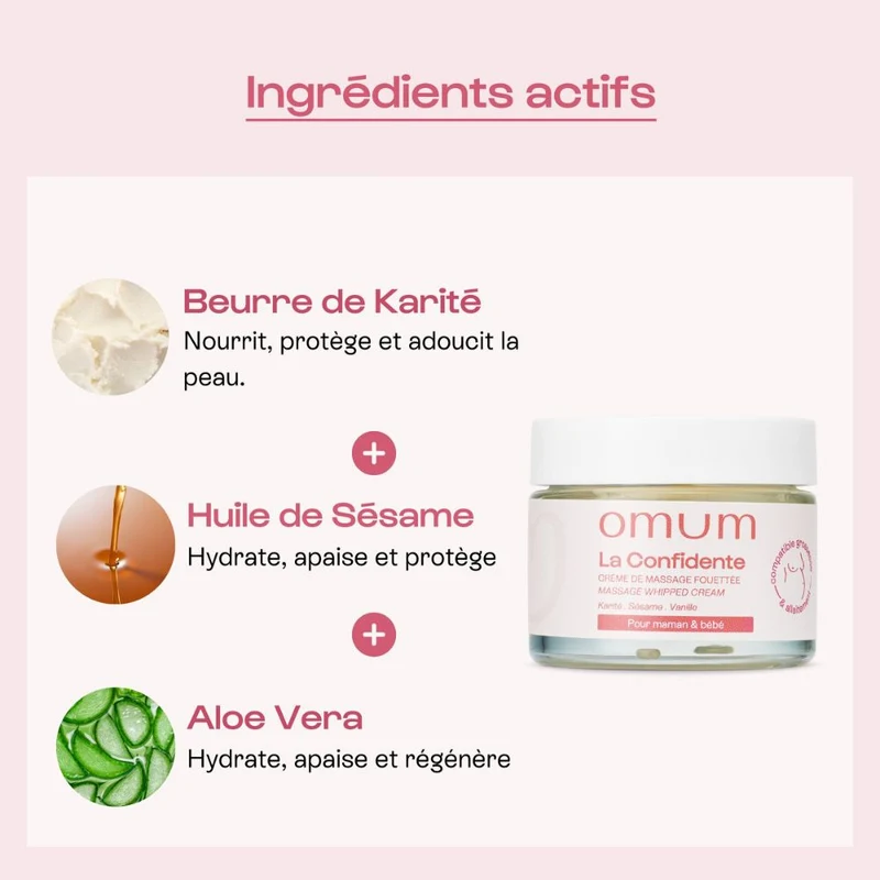 Crème de Massage Fouettée & Cocoon - La Confidente