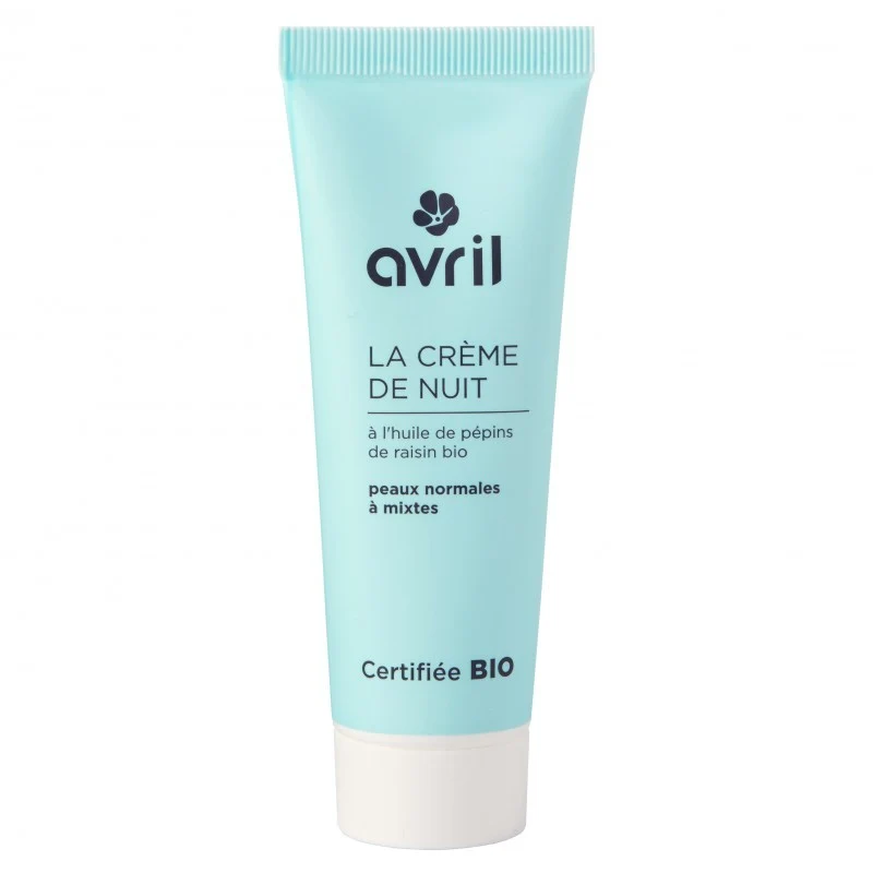 Crème de Nuit bio - Peaux normales à mixtes