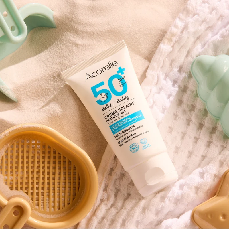 Crème Solaire Bio Bébé SPF 50