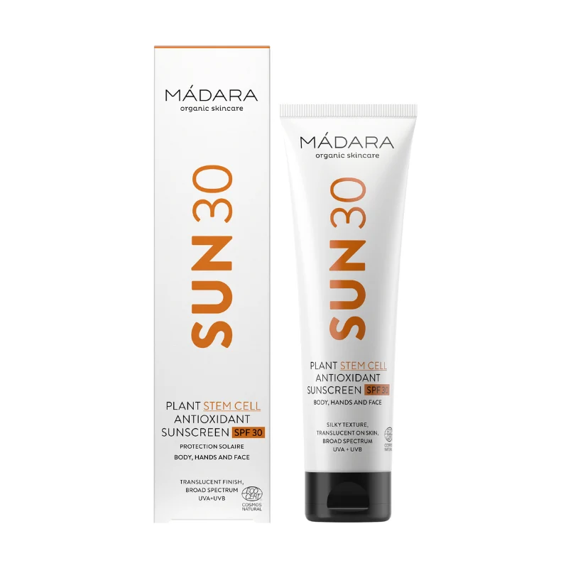 Crème solaire visage et corps antioxydante SPF30