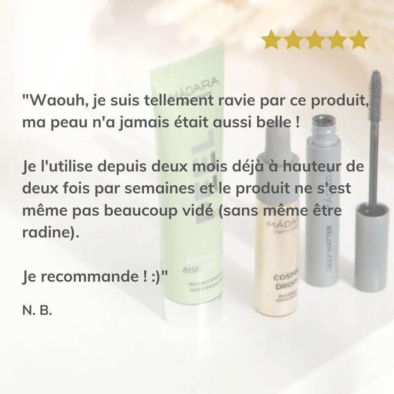 Masque peeling éclat aux AHA bio