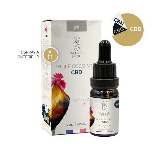 Huile CBD Coco MCT Nature & CBD