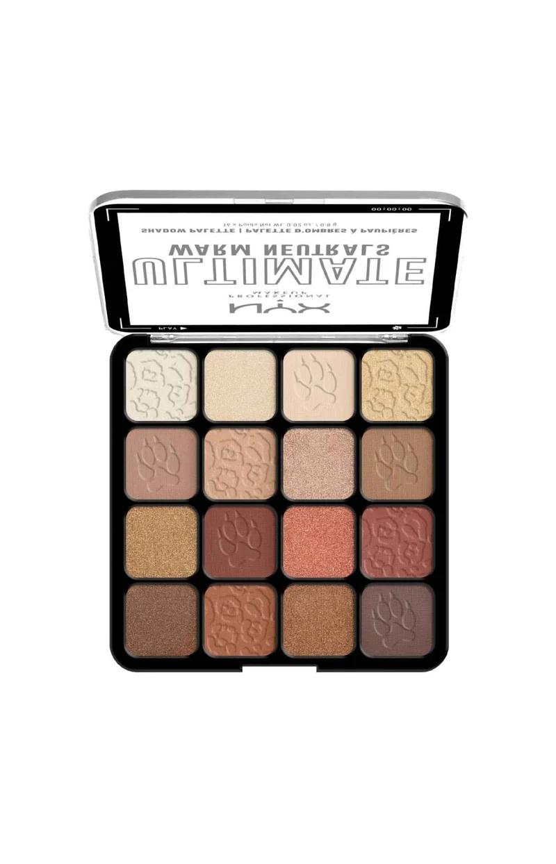 Palette de 16 ombres à paupières - Ultimate - Warm Neutrals