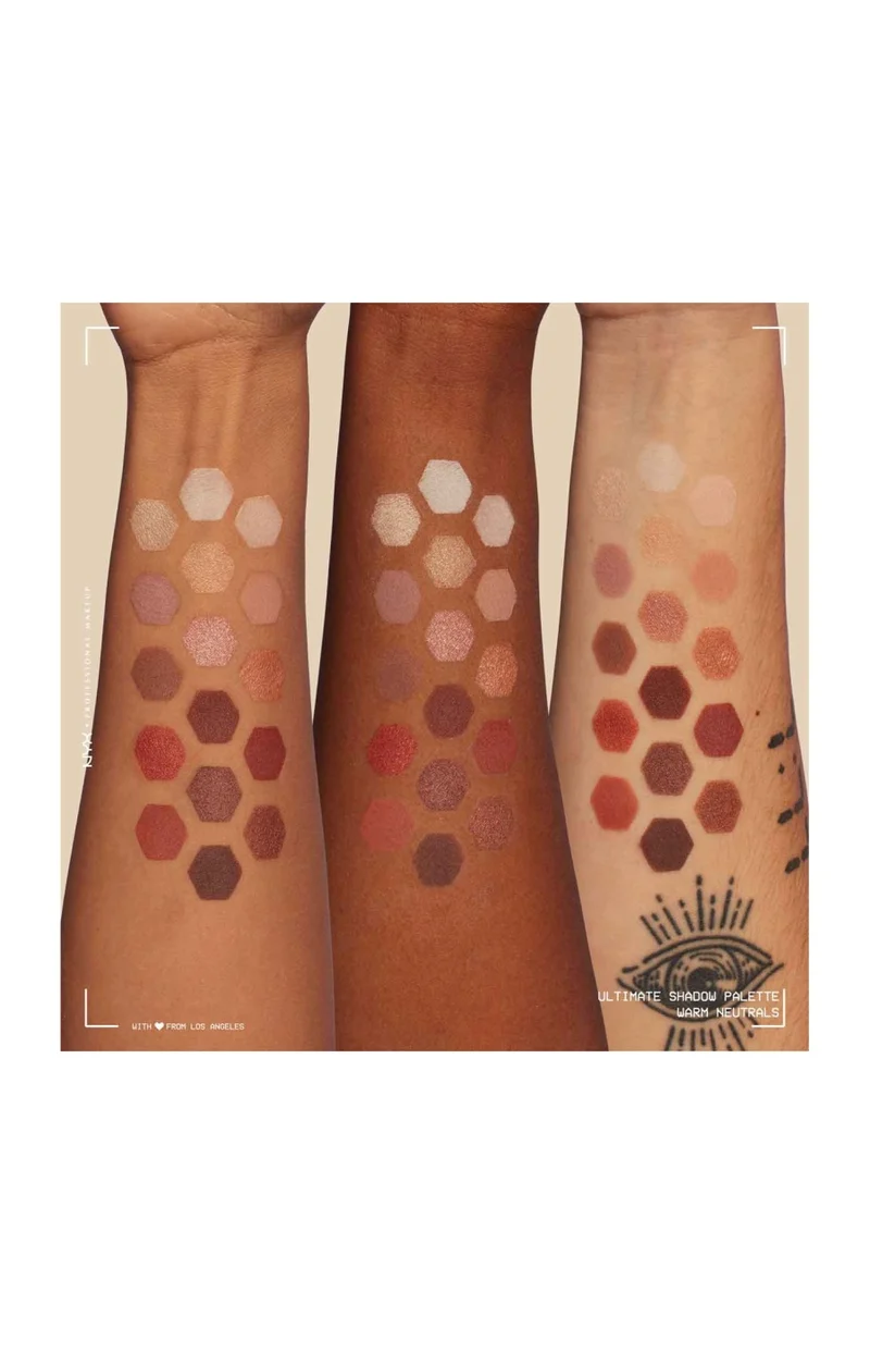 Palette de 16 ombres à paupières - Ultimate - Warm Neutrals