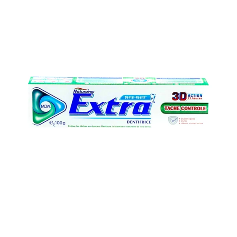 Extra Dentifrice Naturapro Dental Health 3D Action 12 Heures Contrôle Des Taches