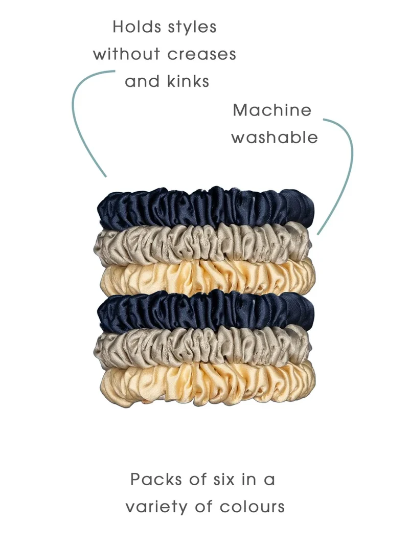 Skinny Silk Scrunchies - Classic Collection