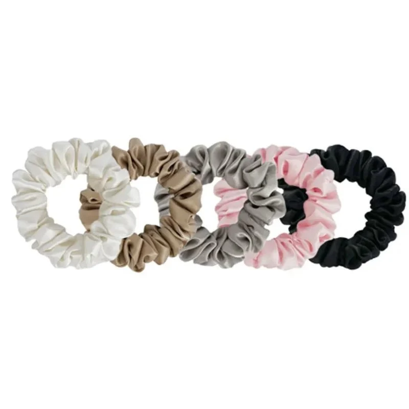 Silk Scrunchie Set - 5 x Größe S