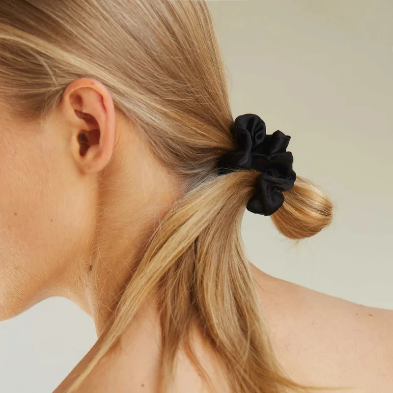 Silk Scrunchie Set - 5 x Größe S