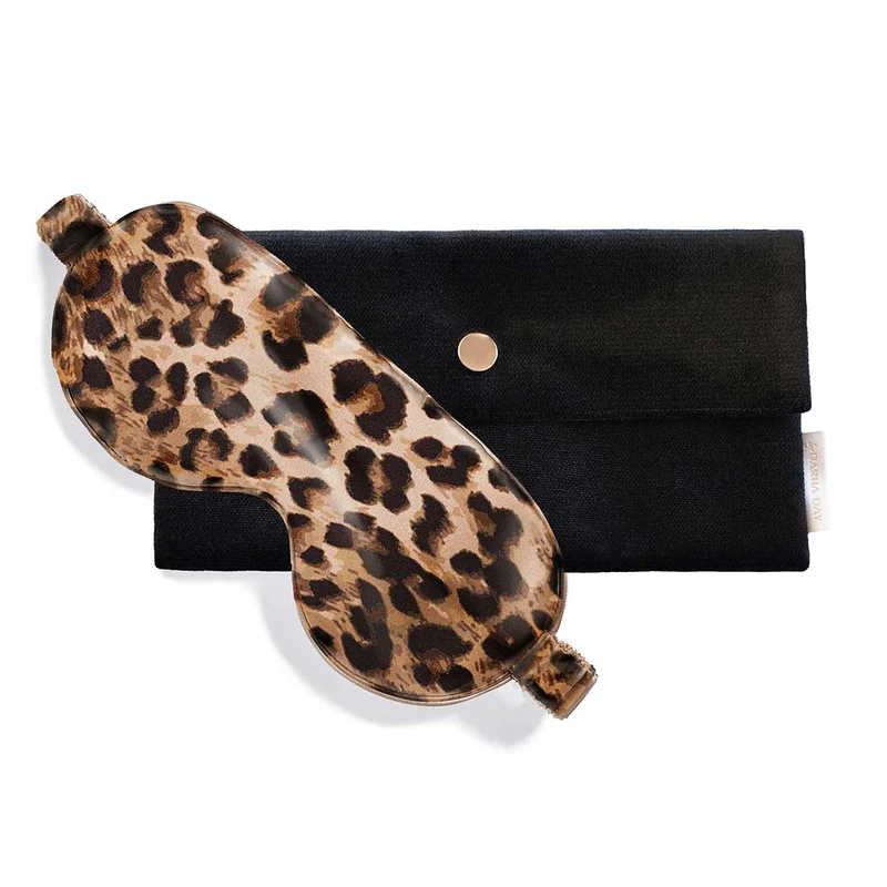 Silk Eye Mask Leopard